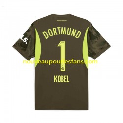 Maillot Borussia Dortmund Gregor Kobel 1 Gardien Homme Tenue Extérieur 2024-2025 Manche Courte
