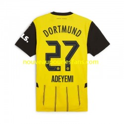 Maillot Borussia Dortmund Karim Adeyemi 27 Homme Tenue Domicile 2024-2025 Manche Courte