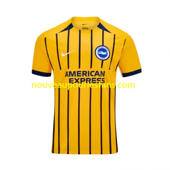 Maillot Brighton & Hove Albion Homme Tenue Extérieur 2024-2025 Manche Courte