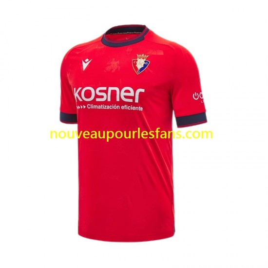 Maillot CA Osasuna Homme Tenue Domicile 2024-2025 Manche Courte