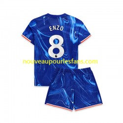 Maillot Chelsea Enzo 8 Enfant Tenue Domicile 2024-2025 Manche Courte