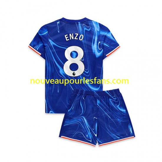 Maillot Chelsea Enzo 8 Enfant Tenue Domicile 2024-2025 Manche Courte