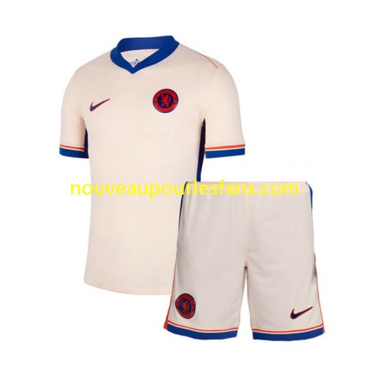 Maillot Chelsea Enfant Tenue Extérieur 2024-2025 Manche Courte