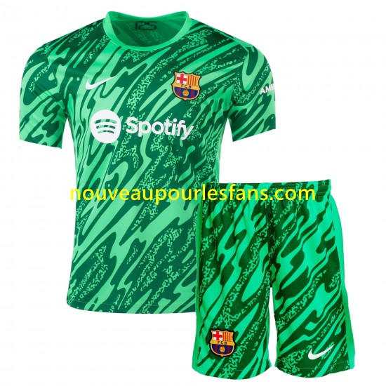 Maillot FC Barcelone Gardien Enfant Tenue Domicile 2024-2025 Manche Courte