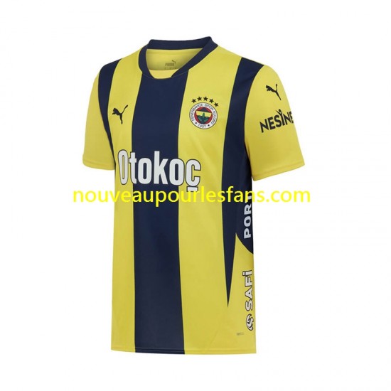 Maillot Fenerbahce Homme Tenue Domicile 2024-2025 Manche Courte