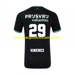 Maillot Feyenoord Rotterdam Santiago Gimenez 29 Homme Tenue Extérieur 2024-2025 Manche Courte
