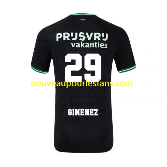 Maillot Feyenoord Rotterdam Santiago Gimenez 29 Homme Tenue Extérieur 2024-2025 Manche Courte