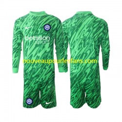 Maillot Inter Milan Gardien Enfant Tenue Domicile 2024-2025 Manche Longue