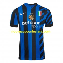 Maillot Inter Milan Homme Tenue Domicile 2024-2025 Manche Courte