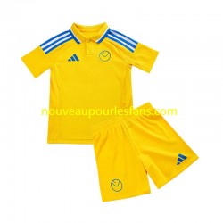 Maillot Leeds United Enfant Tenue Extérieur 2024-2025 Manche Courte