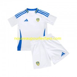 Maillot Leeds United Enfant Tenue Domicile 2024-2025 Manche Courte