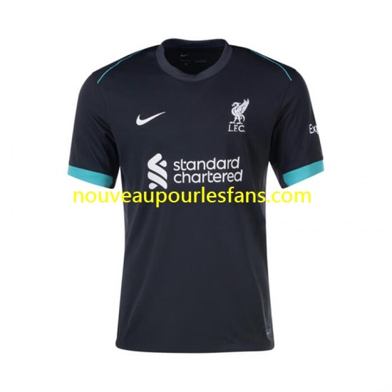 Maillot Liverpool Homme Tenue Extérieur 2024-2025 Manche Courte