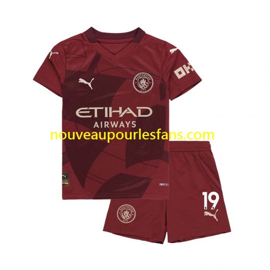 Maillot Manchester City Julian Alvarez 19 Enfant Tenue 3ème 2024-2025 Manche Courte