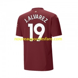 Maillot Manchester City Julian Alvarez 19 Homme Tenue 3ème 2024-2025 Manche Courte
