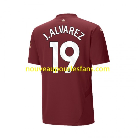 Maillot Manchester City Julian Alvarez 19 Homme Tenue 3ème 2024-2025 Manche Courte