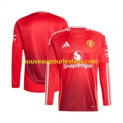 Maillot Manchester United Homme Tenue Domicile 2024-2025 Manche Longue