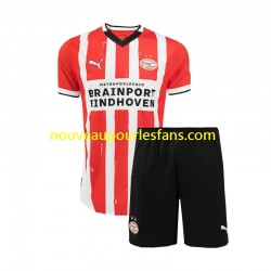 Maillot PSV Eindhoven Enfant Tenue Domicile 2024-2025 Manche Courte