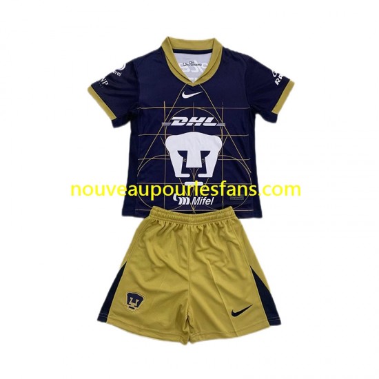 Maillot Pumas UNAM Enfant Tenue Extérieur 2024-2025 Manche Courte