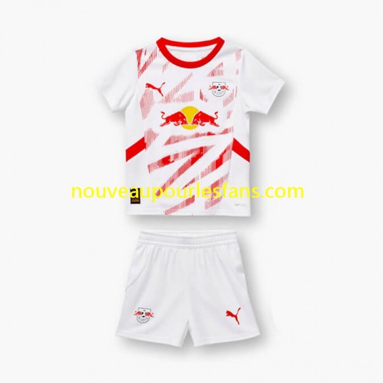Maillot RB Leipzig Enfant Tenue Domicile 2024-2025 Manche Courte