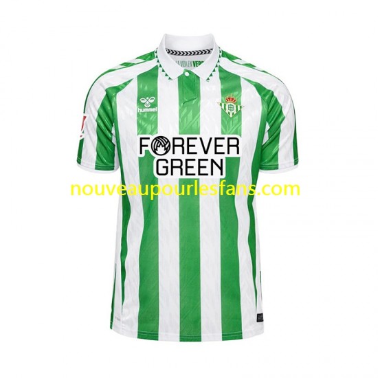 Maillot Real Betis Homme Tenue Domicile 2024-2025 Manche Courte