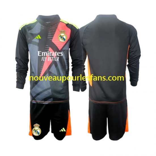 Maillot Real Madrid Gardien Enfant Tenue Extérieur 2024-2025 Manche Longue
