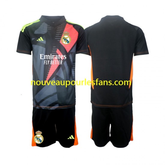 Maillot Real Madrid Gardien Enfant Tenue Extérieur 2024-2025 Manche Courte
