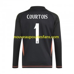 Maillot Real Madrid Thibaut Courtois 1 Gardien Homme Tenue Extérieur 2024-2025 Manche Courte