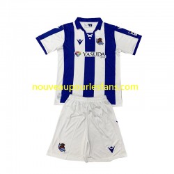 Maillot Real Sociedad Enfant Tenue Domicile 2024-2025 Manche Courte