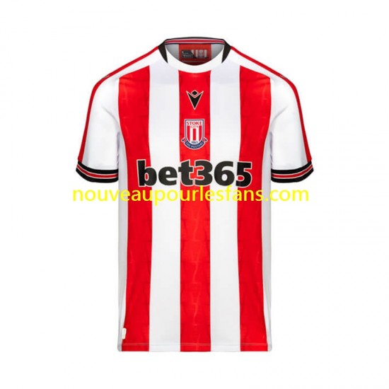 Maillot Stoke City Homme Tenue Domicile 2024-2025 Manche Courte