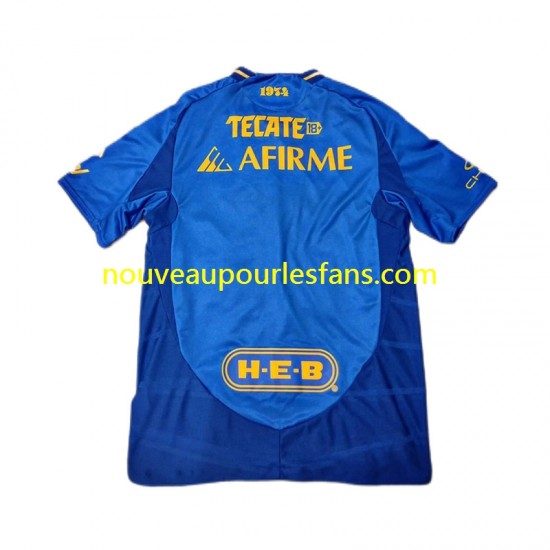 Maillot Tigres UANL Homme Tenue Extérieur 2024-2025 Manche Courte