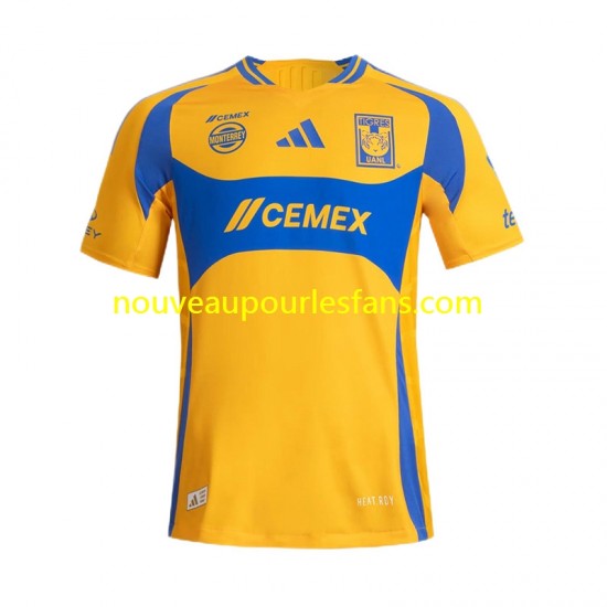 Maillot Tigres UANL Homme Tenue Domicile 2024-2025 Manche Courte