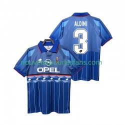 Maillot AC Milan ALDINI 3 1995 1996 Rétro Homme Tenue Extérieur Manche Courte