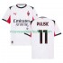 Maillot AC Milan Christian Pulisic 11 Homme Tenue Extérieur 2025-2026 Manche Courte