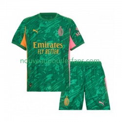 Maillot AC Milan Gardien Enfant Tenue Extérieur 2025-2026 Manche Courte