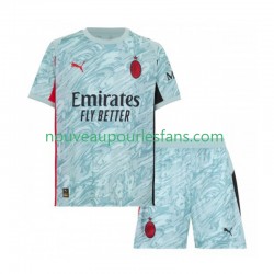 Maillot AC Milan Gardien Enfant Tenue Domicile 2025-2026 Manche Courte