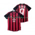 Maillot AC Milan INZAGHI 9 2003 Rétro Homme Tenue Domicile 2002 Manche Courte