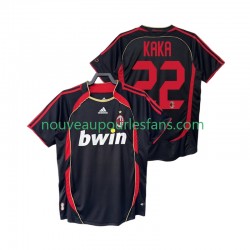 Maillot AC Milan KAKA 22 2007 Rétro Homme Tenue 3ème 2006 Manche Courte