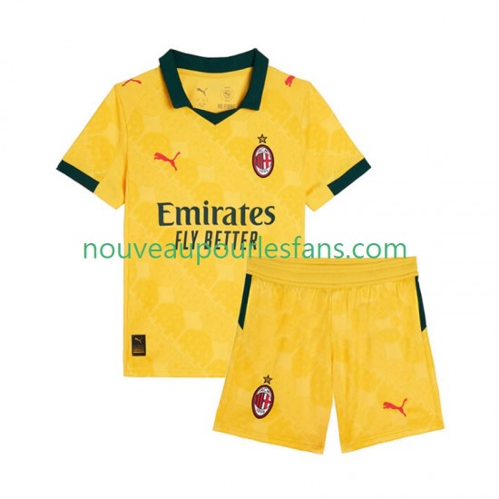 Maillot AC Milan Enfant Tenue 3ème 2025-2026 Manche Courte