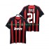 Maillot AC Milan RIRLO 21 2009 Rétro Homme Tenue Domicile 2008 Manche Courte
