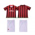Maillot AC Milan 1990 1991 Rétro Enfant Tenue Domicile Manche Courte