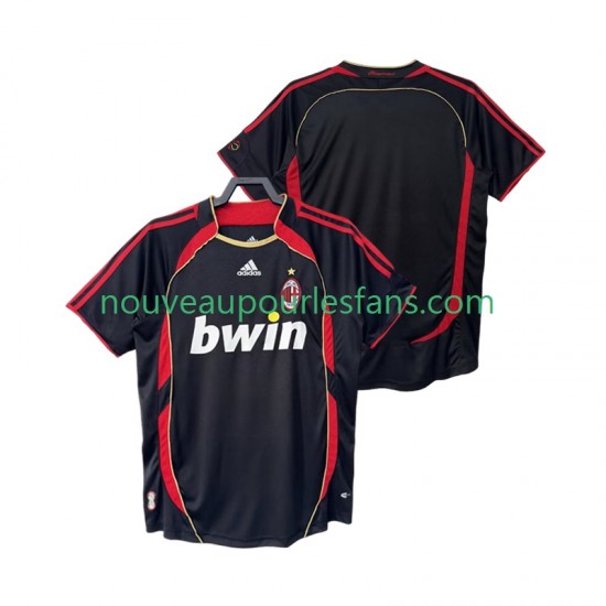 Maillot AC Milan 2007 Rétro Homme Tenue 3ème 2006 Manche Courte