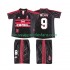 Maillot AC Milan WEAH 9 Rétro Enfant Tenue 3ème 1999 1998 Manche Courte