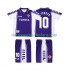 Maillot Fiorentina RUI COSTA 10 2000 Rétro Enfant Tenue Domicile 1999 Manche Courte