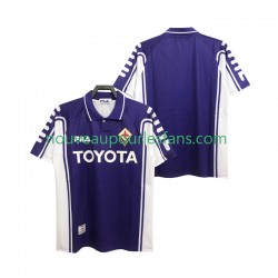 Maillot Fiorentina 2000 Rétro Homme Tenue Domicile 1999 Manche Courte