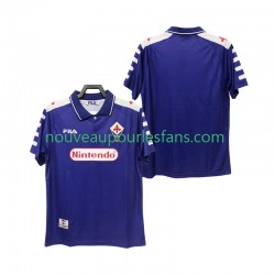 Maillot Fiorentina Rétro Homme Tenue Domicile 1999 1998 Manche Courte