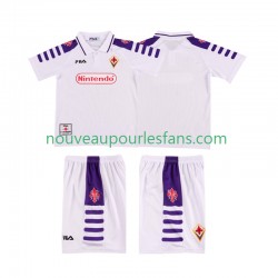 Maillot Fiorentina Rétro Enfant Tenue Extérieur 1999 1998 Manche Courte