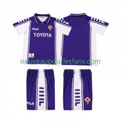 Maillot Fiorentina 2000 Rétro Enfant Tenue Domicile 1999 Manche Courte