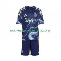 Maillot Ajax Amsterdam Enfant Tenue Extérieur 2025-2026 Manche Courte