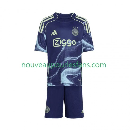 Maillot Ajax Amsterdam Enfant Tenue Extérieur 2025-2026 Manche Courte