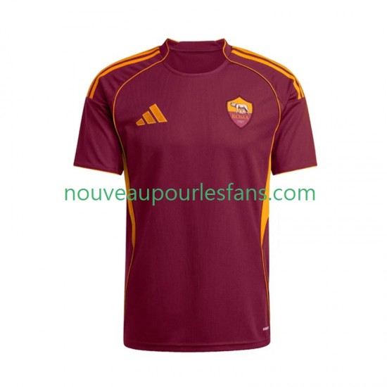 Maillot AS Rome Homme Tenue Domicile 2025-2026 Manche Courte